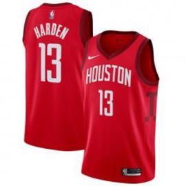 Camiseta James Harden #13 Houston Rockets 2018/19 Rojo Earned Edition