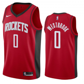 Camiseta Russell Westbrook #0 Houston Rockets 2019/20 Rojo Icon Edition