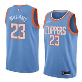 Camiseta Lou Williams #23 Los Angeles Clippers Azul City Edition