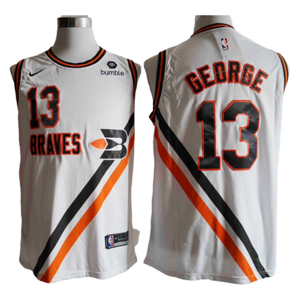 Camiseta Paul George #13 Los Angeles Clippers 2020 Blanco Camiseta Paul George #13 Los Angeles Clippers 2020 Blanco