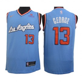 Camiseta Paul George #13 Los Angeles Clippers Azul Latin Edition