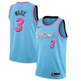 Camiseta Dwyane Wade #3 Miami Heat 2019/20 Azul City Edition
