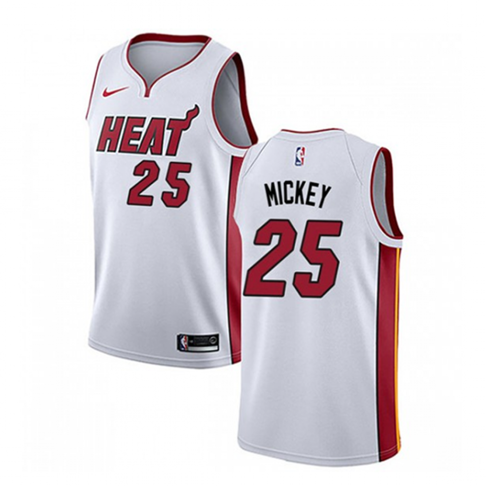 Camiseta Jordan Mickey #25 Miami Heat Blanco Association Edition Camiseta Jordan Mickey #25 Miami Heat Blanco Association Edition