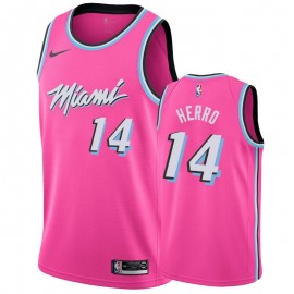 Camiseta Tyler Herro #14 Miami Heat 2018/19 Rojo Earned Edition