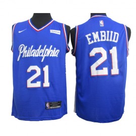 Camiseta Joel Embiid #21 Philadelphia 76ers 2020 Azul