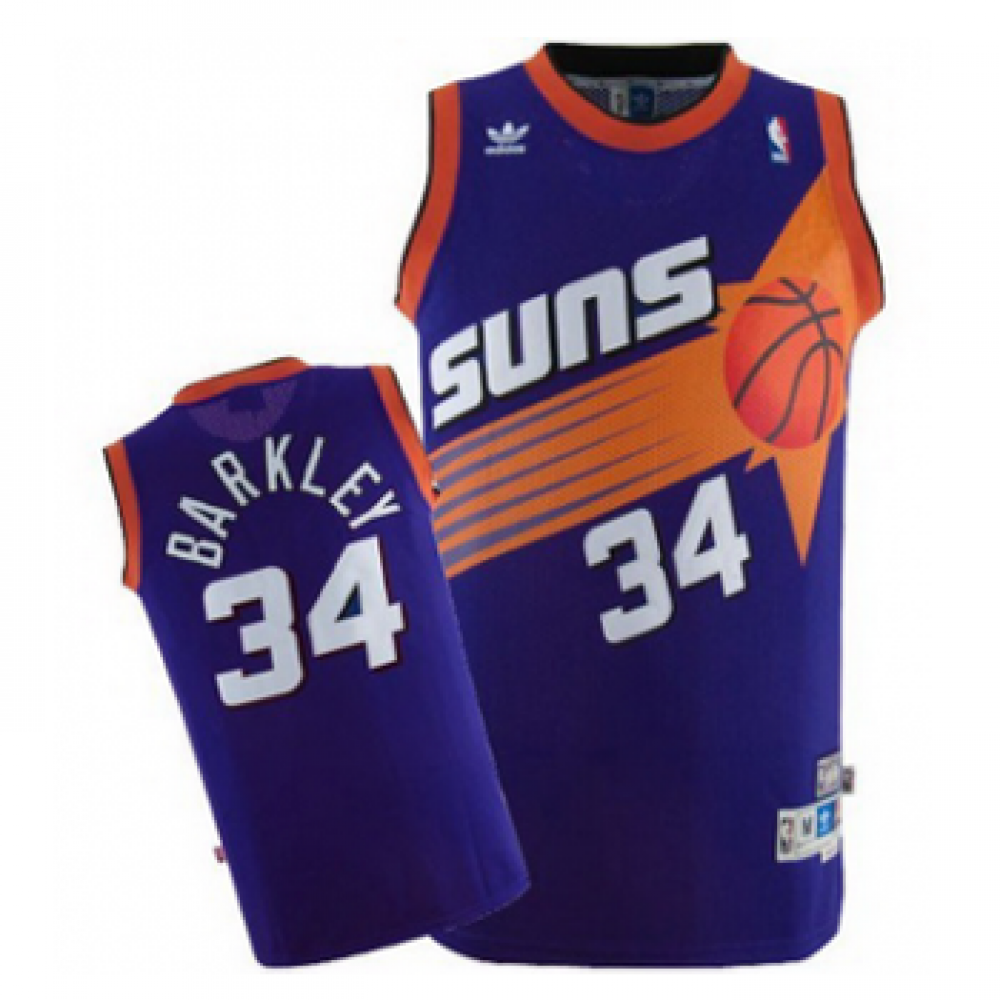 Camiseta Charles Barkley #34 Phoenix Suns Púrpura