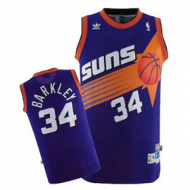 Camiseta Charles Barkley #34 Phoenix Suns Púrpura
