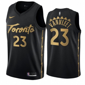 Camiseta Fred VanVleet #23 Toronto Raptors 19/20 Negro City Edition
