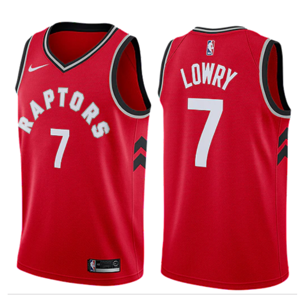 Camiseta Kyle Lowry #7 Toronto Raptors Rojo Icon Edition
