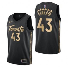 Camiseta Pascal Siakam #43 Toronto Raptors 2019/20 Negro City Edition
