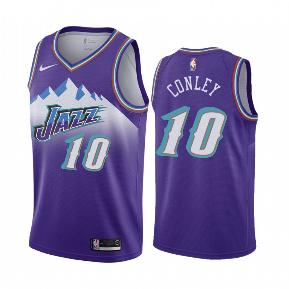 Camiseta Mike Conley Jr. #10 Utah Jazz 19/20 Purpura Icon Edition