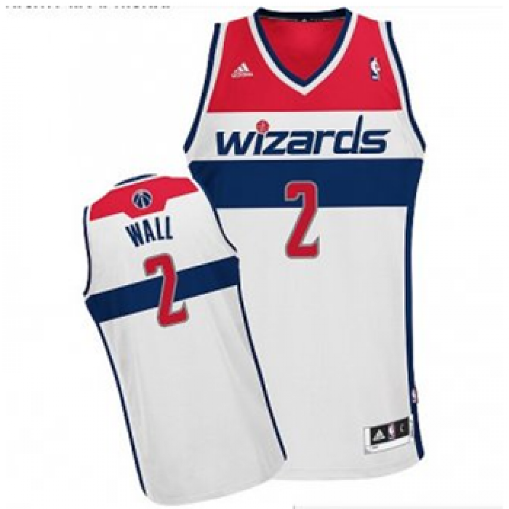 Camiseta John Wall #2 Washington Wizards Blanco Camiseta John Wall #2 Washington Wizards Blanco