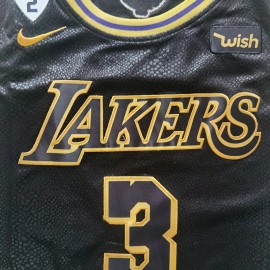 Camiseta Anthony Davis #3 Los Angeles Lakers 2020 Negro La Final Camiseta Anthony Davis #3 Los Angeles Lakers 2020 Negro La Final