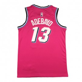 Camiseta Bam Adebayo #13 Miami Heat Rose Earned Edition Camiseta Bam Adebayo #13 Miami Heat Rose Earned Edition