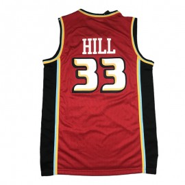 Camiseta Grant Hill #33 Detroit Pistons Rojo Retro Edition