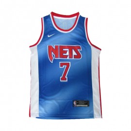 Camiseta Kevin Durant #7 Brooklyn Nets 2021 Azul Retro Edition