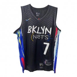 Camiseta Kevin Durant #7 Brooklyn Nets 2021 Negro City Edition