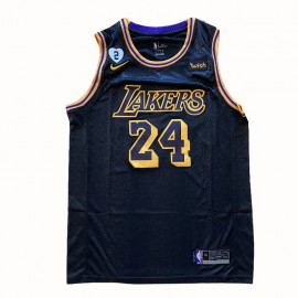 Camiseta Kobe Bryant #24 Los Angeles Lakers 2021 Negro City Edition