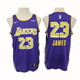 Camiseta LeBron James #23 Los Angeles Lakers 2020 Purpura