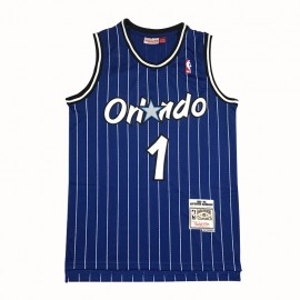 Camiseta Penny Hardaway #1 Orlando Magic Azul Retro Edition