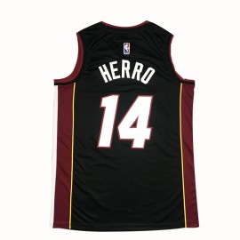 Camiseta Tyler Herro #14 Miami Heat Negro
