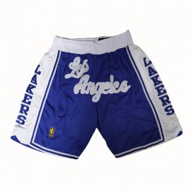 Pantalon Corto Los Angeles Lakers Azul Retro