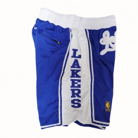 Pantalon Corto Los Angeles Lakers Azul Retro