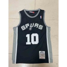 Camiseta Dennis Rodman #10 San Antonio Spurs 1993/94 Negro Classic Edition