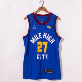 Camiseta Jamal Murray #27 Denver Nuggets 2021 Azul City Edition