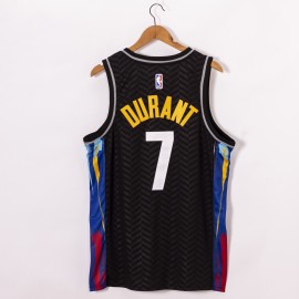 Camiseta Kevin Durant #7 Brooklyn Nets 2020/21 Negro City Edition Camiseta Kevin Durant #7 Brooklyn Nets 2020/21 Negro City Edition