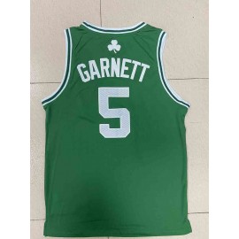 Camiseta Kevin Garnett #5 Boston Celtics Verde