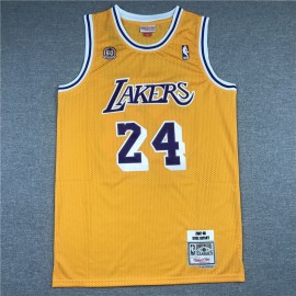 Camiseta Kobe Bryant #24 Los Angeles Lakers Amarillo 60th Anniversary