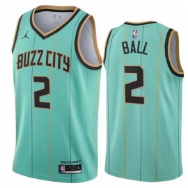 Camiseta LaMelo Ball #2 Charlotte Hornets Verde City Edition