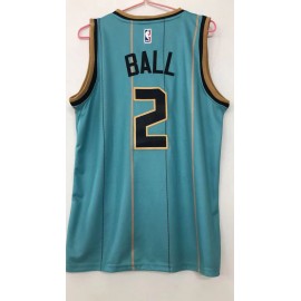 Camiseta LaMelo Ball #2 Charlotte Hornets Verde City Edition Camiseta LaMelo Ball #2 Charlotte Hornets Verde City Edition