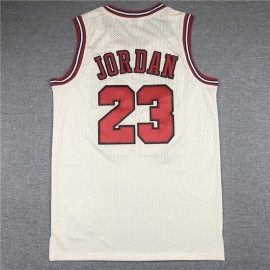 Camiseta Michael Jordan #23 Chicago Bulls 1995/96 Beige Hardwood Classics Camiseta Michael Jordan #23 Chicago Bulls 1995/96 Beige Hardwood Classics