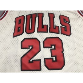 Camiseta Michael Jordan #23 Chicago Bulls 1995/96 Beige Hardwood Classics Camiseta Michael Jordan #23 Chicago Bulls 1995/96 Beige Hardwood Classics