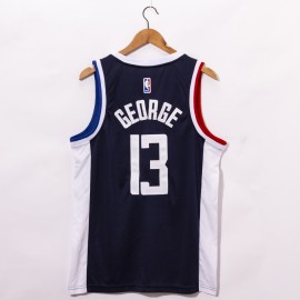 Camiseta Paul George #13 Los Angeles Clippers 2021 Negro City Edition Camiseta Paul George #13 Los Angeles Clippers 2021 Negro City Edition