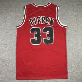Camiseta Scottie Pippen #33 Chicago Bulls Rojo La Final Camiseta Scottie Pippen #33 Chicago Bulls Rojo La Final