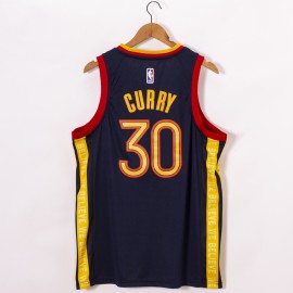 Camiseta Stephen Curry #30 Golden State Warriors 2021 Azul Marino City Edition Camiseta Stephen Curry #30 Golden State Warriors 2021 Azul Marino City Edition