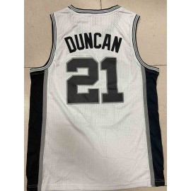 Camiseta Tim Duncan #21 San Antonio Spurs 1998/99 Blanco Classic Edition