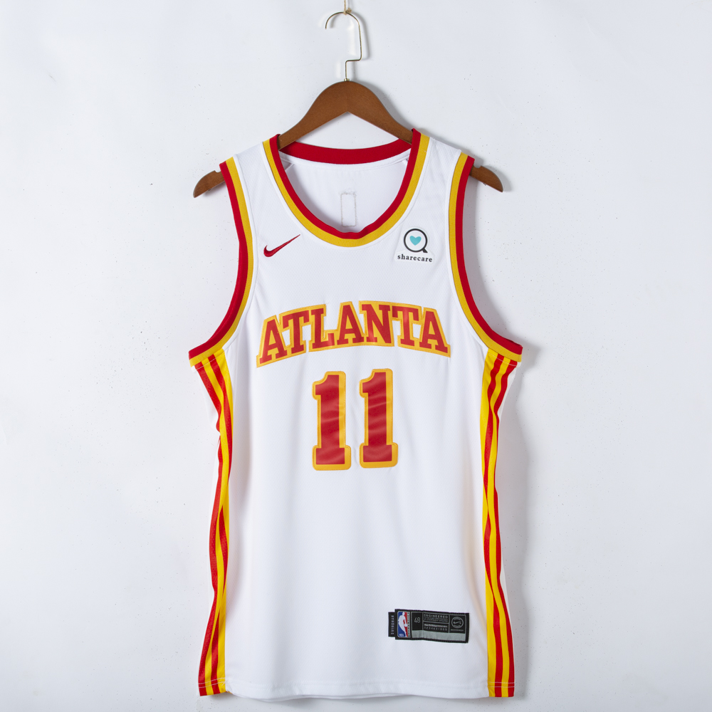 Camiseta Trae Young #11 Atlanta Hawks 2021 Blanco Camiseta Trae Young #11 Atlanta Hawks 2021 Blanco