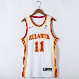 Camiseta Trae Young #11 Atlanta Hawks 2021 Blanco
