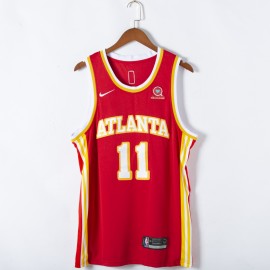 Camiseta Trae Young #11 Atlanta Hawks 2021 Rojo
