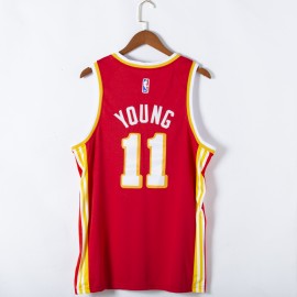 Camiseta Trae Young #11 Atlanta Hawks 2021 Rojo Camiseta Trae Young #11 Atlanta Hawks 2021 Rojo