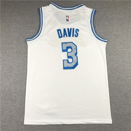 Camiseta Anthony Davis #3 Los Angeles Lakers Blanco City Edition Camiseta Anthony Davis #3 Los Angeles Lakers Blanco City Edition