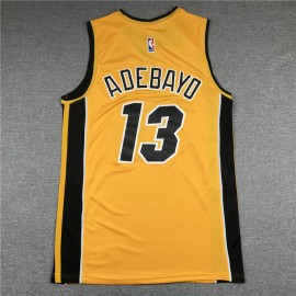 Camiseta Bam Adebayo #13 Miami Heat Amarillo Earned Edition Camiseta Bam Adebayo #13 Miami Heat Amarillo Earned Edition