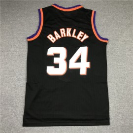 Camiseta Charles Barkley #34 Phoenix Suns Nrgro Etiqueta de Oro Camiseta Charles Barkley #34 Phoenix Suns Nrgro Etiqueta de Oro