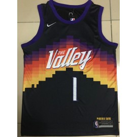 Camiseta Devin Booker #1 Phoenix Suns 2021 Negro