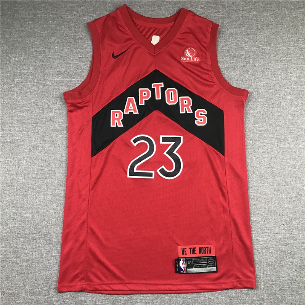 Camiseta Fred VanVleet #23 Toronto Raptors 2021 Rojo Camiseta Fred VanVleet #23 Toronto Raptors 2021 Rojo