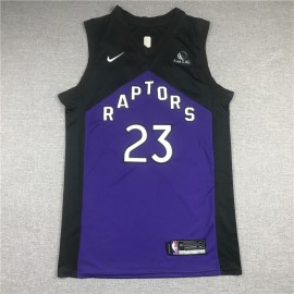 Camiseta Fred VanVleet #23 Toronto Raptors Púrpura Earned Edition